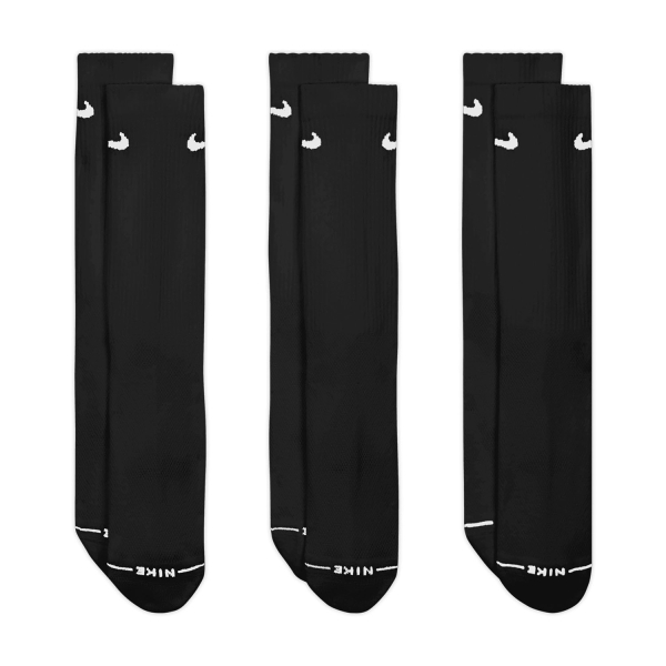 Tennis Socks Nike Everyday Elevated x 3 Socks  Black HQ4335902