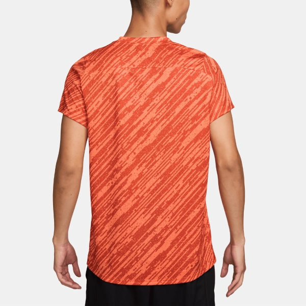Nike Court Victory Printed Camiseta - Turf Orange/White