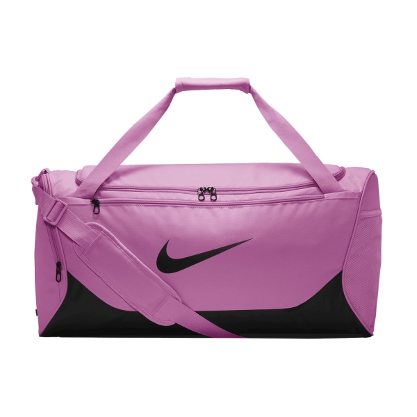  Nike Brasilia Medium Duffle  Light Magenta/Black/White IB4392503