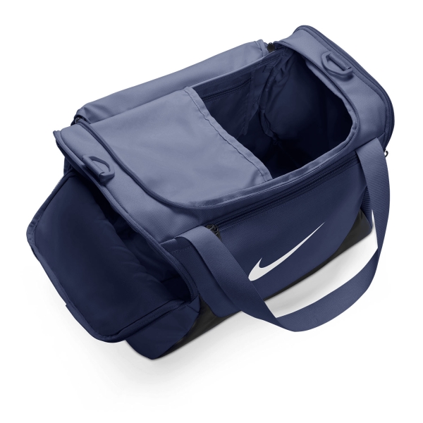 Nike Brasilia Mini Duffle Bag - Midnight Navy/Black/White
