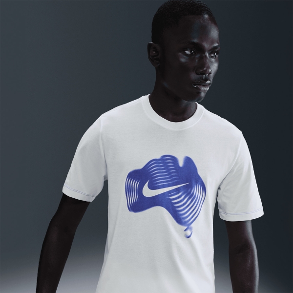 Nike Court Dri-FIT T-Shirt - Sail/Sapphire