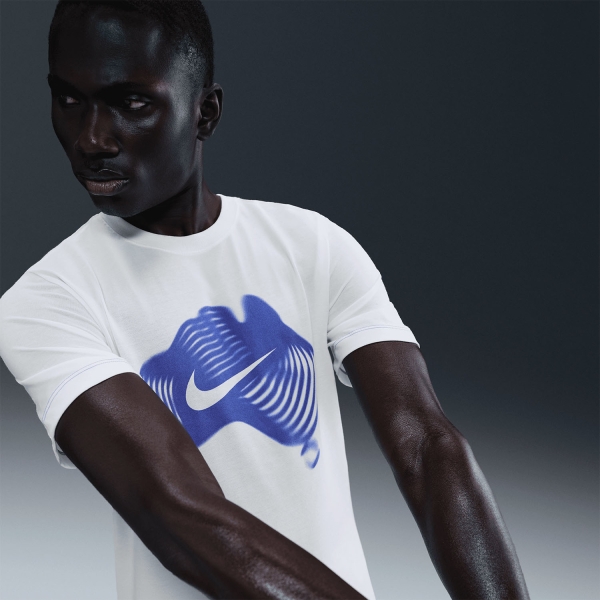 Nike Court Dri-FIT T-Shirt - Sail/Sapphire