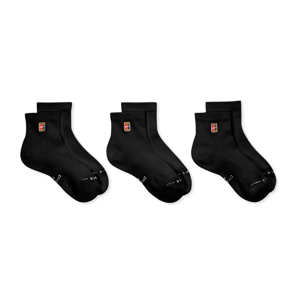 Nike Court Everyday Elevated x 3 Calcetines - Black