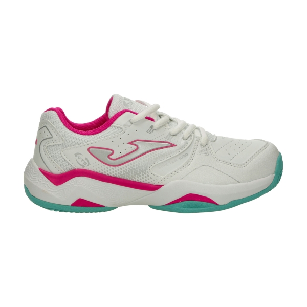 Scarpe Padel Joma Master 1000 Bambini  White/Fuchsia JMATW2532C