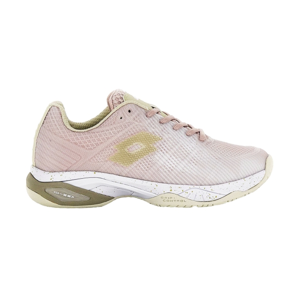 Women`s Tennis Shoes Lotto Mirage 300 III Speed  All White/Light Platino/Peach Whip 218997ATK