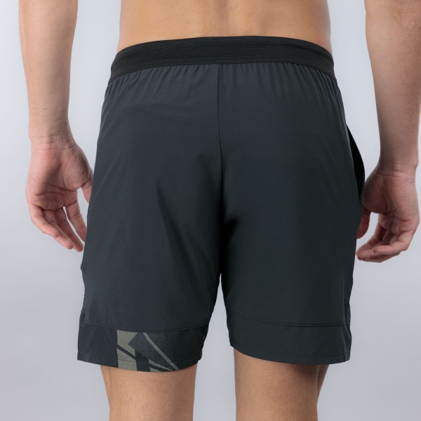 Mizuno Daybreakers 8in Shorts - Black/Grape Leaf