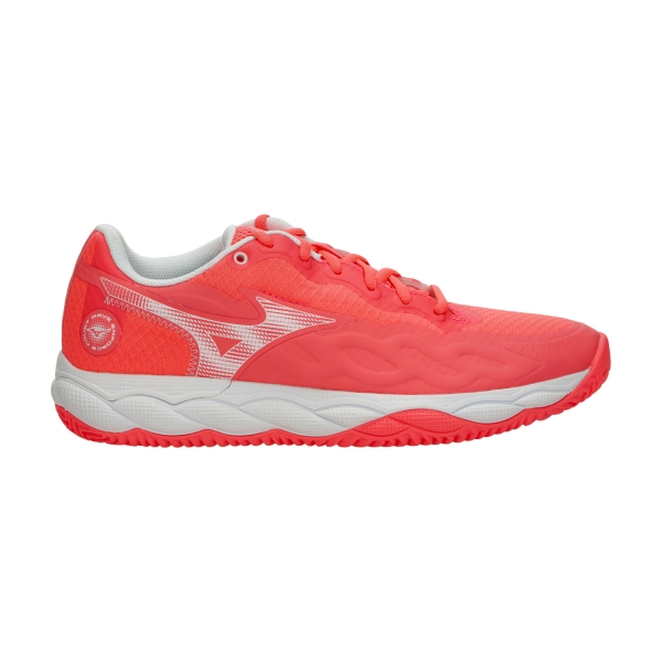 Calzado Tenis Mujer Mizuno Wave Enforce Court Clay  Striking Coral/White/Barely Pink 61GC243666