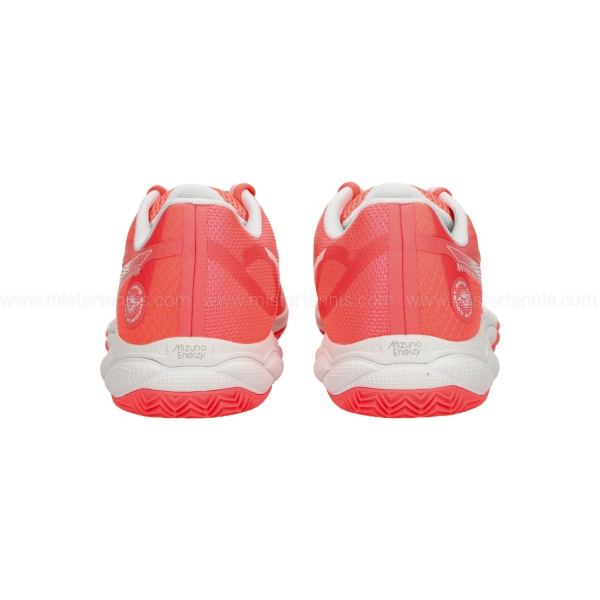 Mizuno Wave Enforce Court Clay - Striking Coral/White/Barely Pink