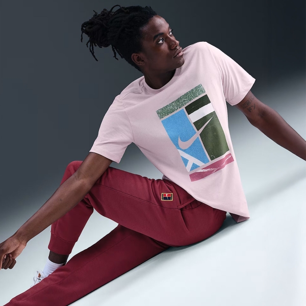 Nike Dri-FIT Court Pro T-Shirt - Silt Red