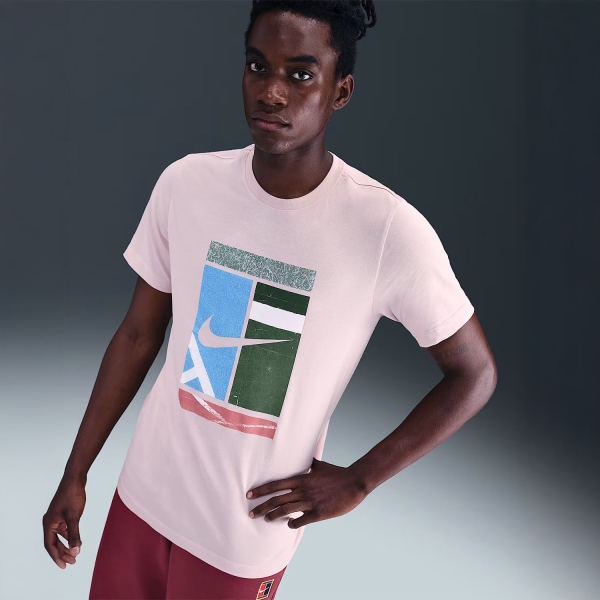 Nike Dri-FIT Court Pro T-Shirt - Silt Red