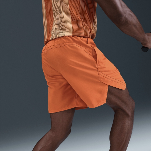 Nike Court Dri-FIT Victory 7in Shorts - Campfire Orange/White