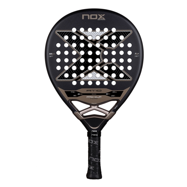 NOX Pro Padel Racket NOX AT10 Pro Cup Hard Padel  Black/Olive PAT10PCH26
