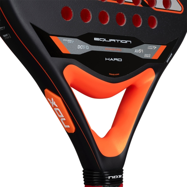 NOX Equation Hard Advanced Padel - Black/Fluo Orange