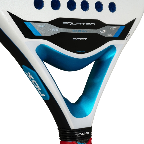 NOX Equation Soft Advanced Padel - White/Blue