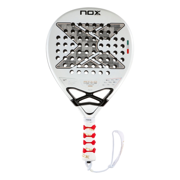 NOX AT10 Genius 12K Alum XTREME SMU Italy Edition Padel - White/Black