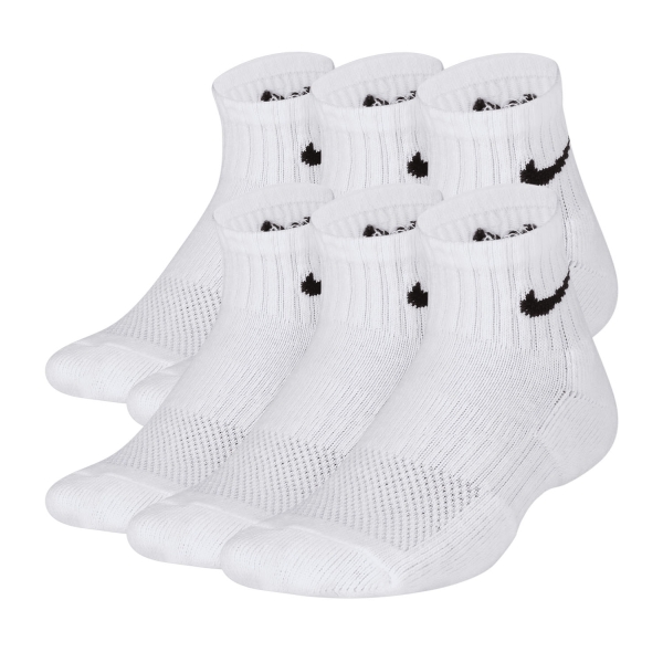  Nike Everyday x 6 Calcetines Ninos  White/Black SX6912100