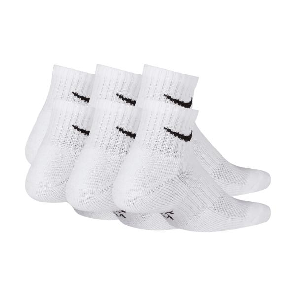 Nike Everyday x 6 Socks Junior - White/Black