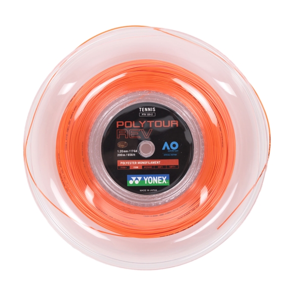 Cordaje Monofilamento Yonex PolyTour Rev 1.20 Bobina 200 m  Orange PTR1202BO