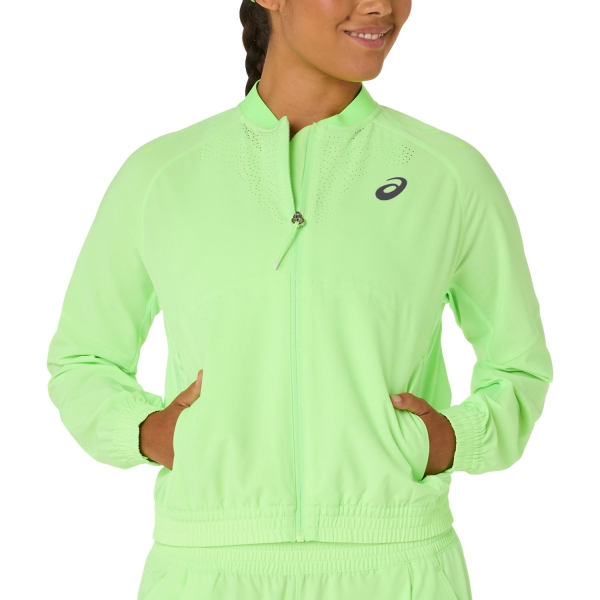 Tennis Women's Jackets ASICS Match Jacket Illuminate Green 2042A421300