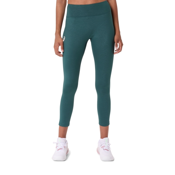 Pantaloni e Tights Tennis Donna ASICS Game Graphic 7/8 Tights  Dark Neptune 2042A425300