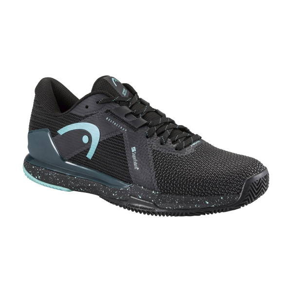 Men`s Tennis Shoes HEAD Sprint Pro 4.0 SF Clay  Black/Teal 273116 BKTE