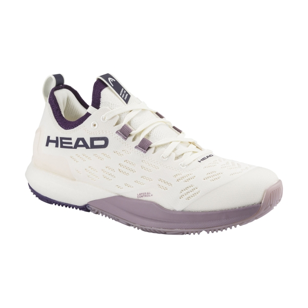 Padel Shoes HEAD Motion Pro 1.5 Padel Chalk White/Purple Night 274646 CWPN