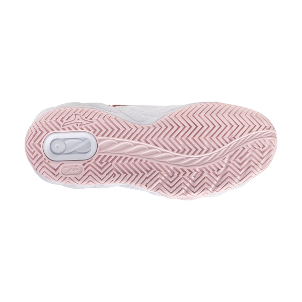 Mizuno Wave Enforce Court AC - White/Pinkesque/Barbados Cherry