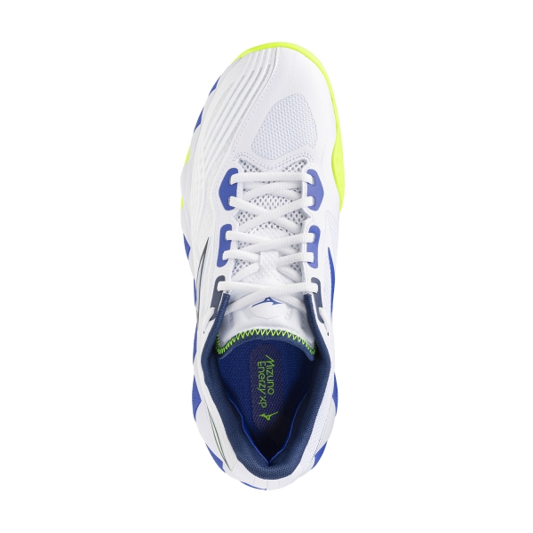 Mizuno Wave Enforce Tour 2 AC - White/Dazzling Blue/Lightning Yellow