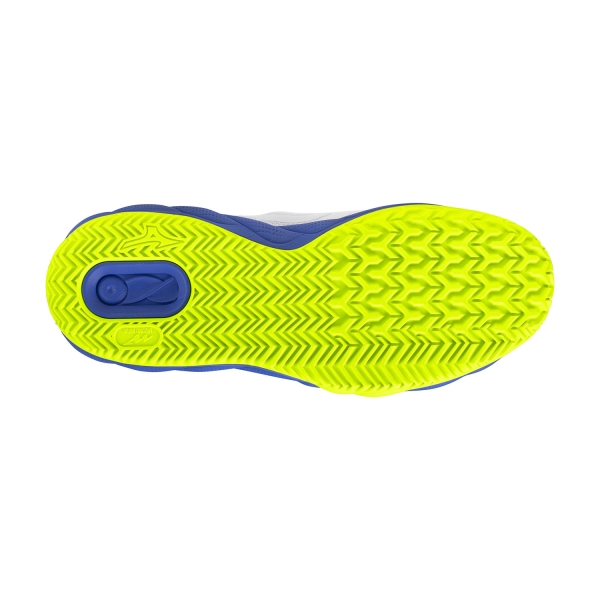 Mizuno Wave Enforce Court Clay - White/Dazzling Blue/Lightning Yellow