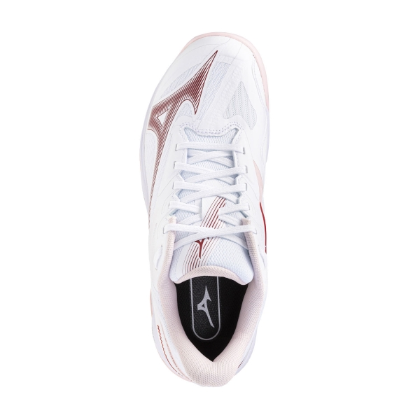 Mizuno Wave Exceed Court Clay - White/Pinkesque/Barbados Cherry