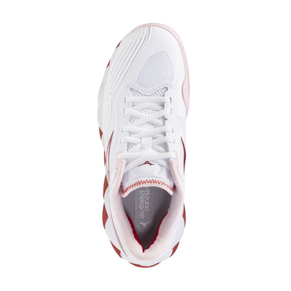 Mizuno Wave Enforce Tour 2 Clay - White/Pinkesque/Barbados Cherry