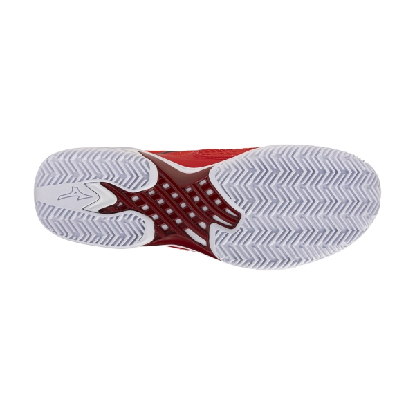 Mizuno Wave Exceed Tour 7 Clay - Fiery Red/White/Sun Dried Tomato
