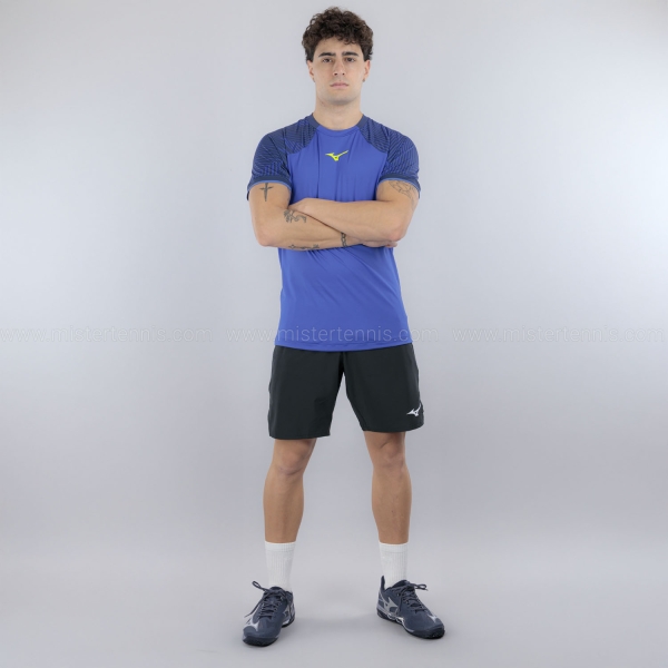 Mizuno Stargazer Shadow Maglietta - Dazzling Blue