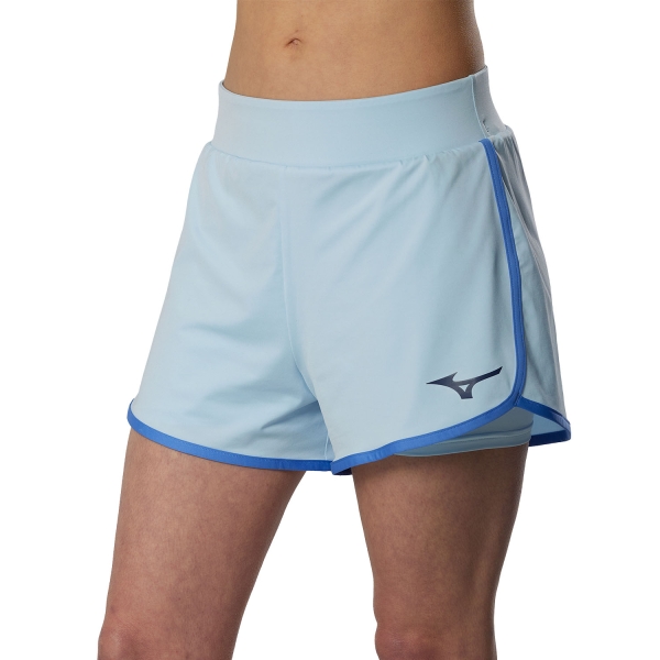 Faldas y Shorts Mizuno Flex Graphic 3in Shorts Ice Water 62GBD21518