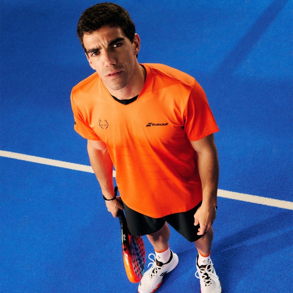 Babolat Juan Lebrón Pro Camiseta - Red Orange