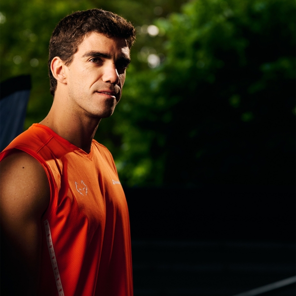 Babolat Muscle Juan Lebrón Tank - Red Orange