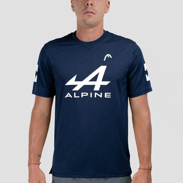 Men's Tennis Shirts HEAD Arturo Coello SMU TShirt Navy 811615NV