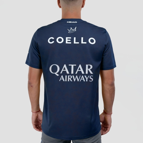 HEAD Arturo Coello SMU T-Shirt - Navy