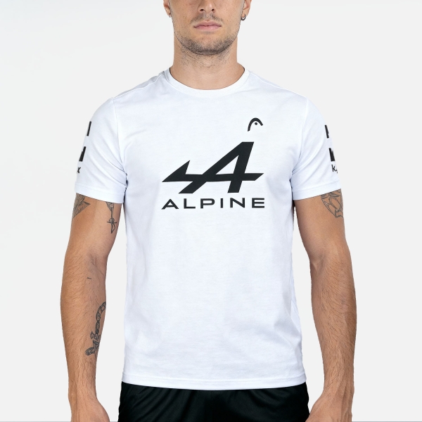 Men's Tennis Shirts HEAD Arturo Coello SMU TShirt White 811615WH