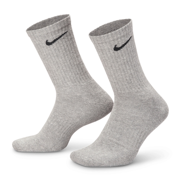 Nike Everyday Cushion Crew x 6 Calcetines - Black/Grey/White