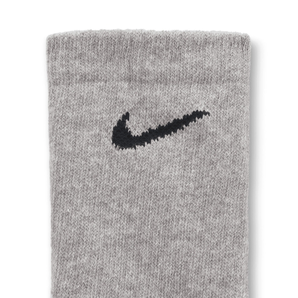 Nike Everyday Cushion Crew x 6 Calcetines - Black/Grey/White