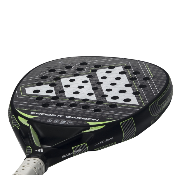 adidas Cross IT Carbon Padel - Black/Lime