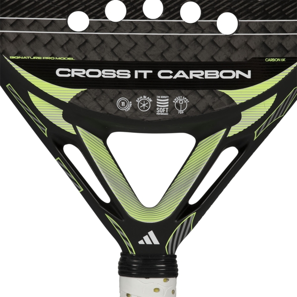 adidas Cross IT Carbon Padel - Black/Lime