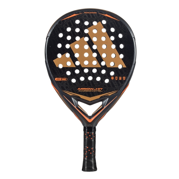 adidas Arrow HIT Padel Racket adidas Arrow HIT Carbon CTRL Padel Anthracite/Orange AR2CA4U01