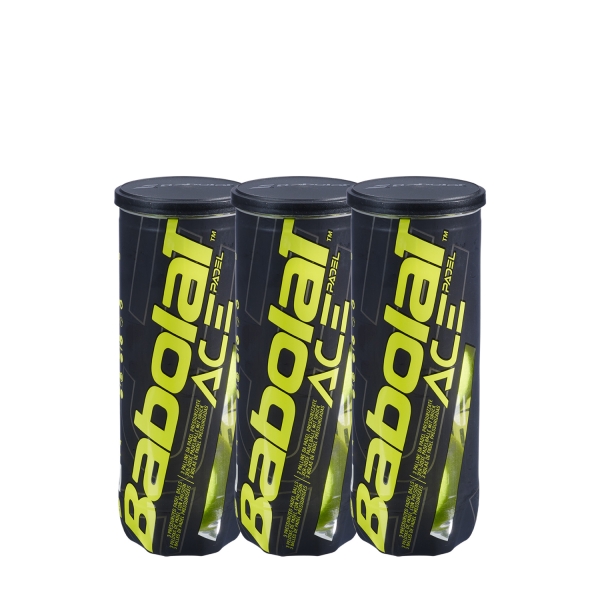 Padel Ball Babolat Ace Tripack  3 Ball Cans 501104T113