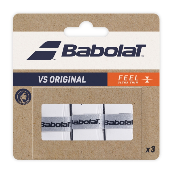 Overgrip Babolat VS Original Overgrip x 3  White 653040101