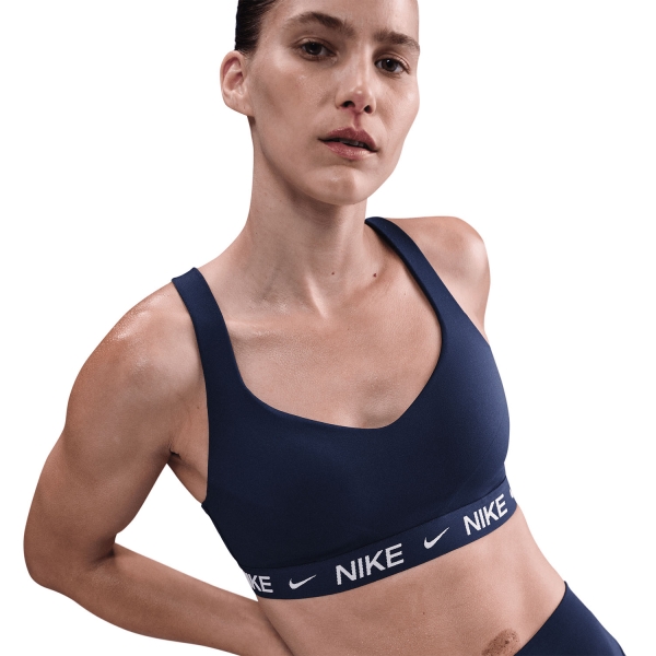 Nike Indy Swoosh Sports Bra - Midnight Navy
