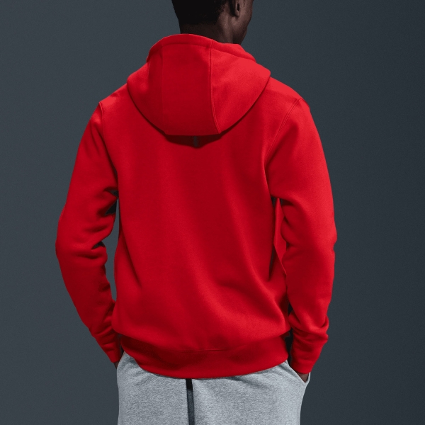 Nike Club Fleece Sudadera - University Red/White
