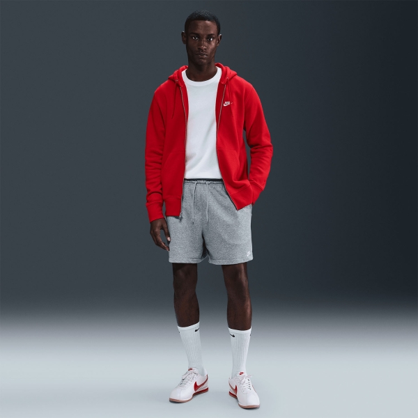 Nike Club Fleece Sudadera - University Red/White