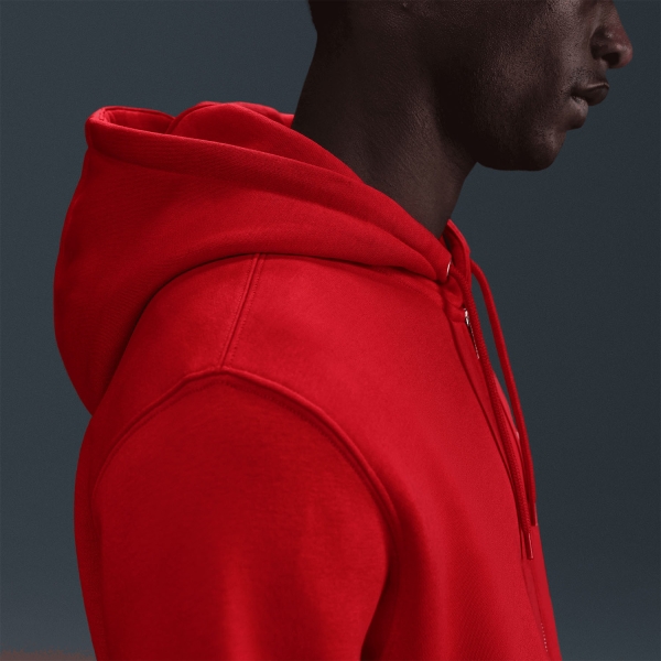 Nike Club Fleece Sudadera - University Red/White
